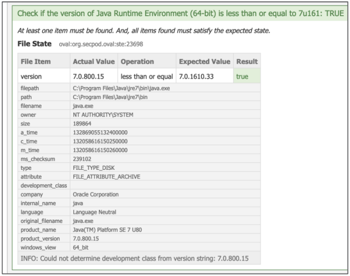 File state information